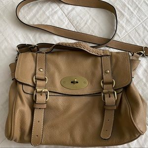 Tan Leather Crossbody Bag